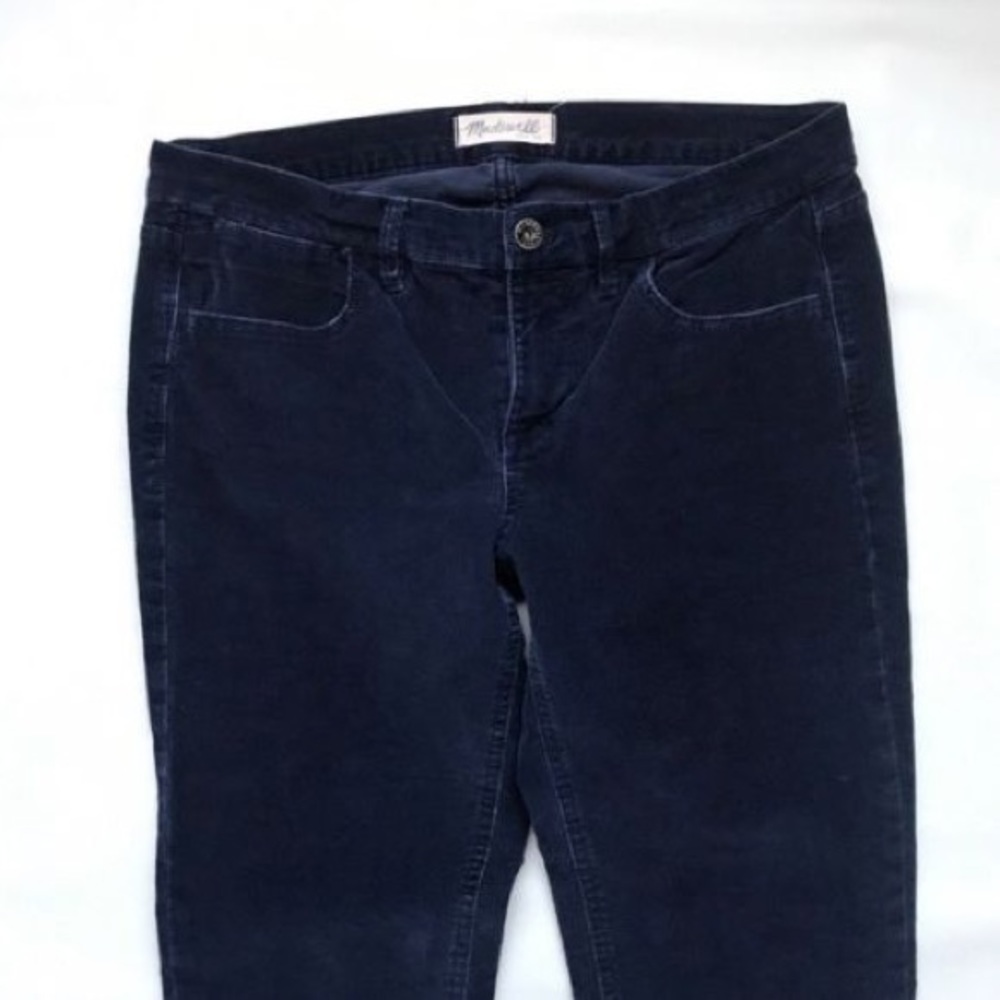 Madewell Skinny Skinny Cords - Navy Blue